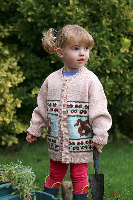 Hearts and Bunnies Cardigan