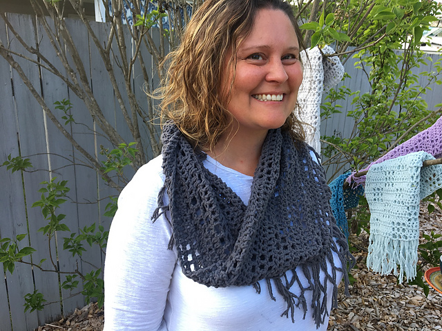 Besties Forever Fringed Cowl