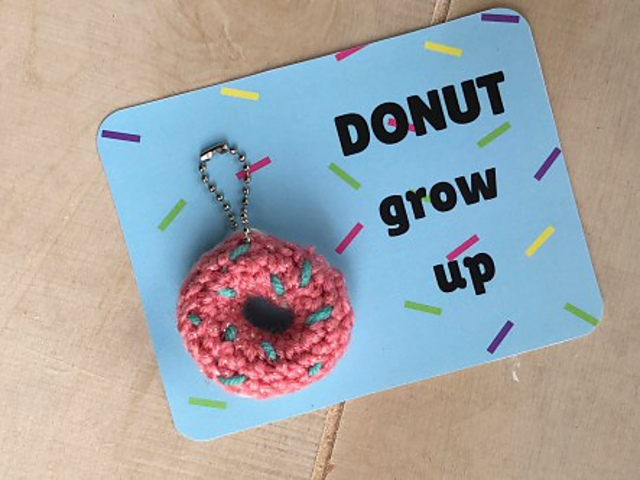 Donut Keychain