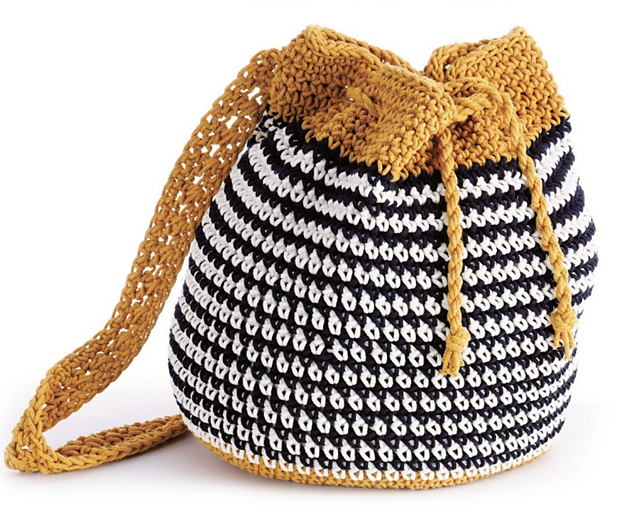 Striped Backpack