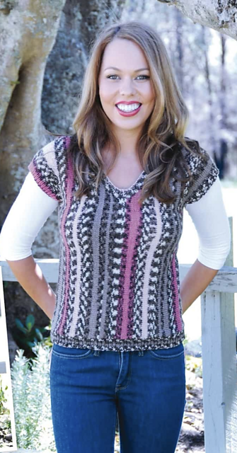Sideways Knitted Top