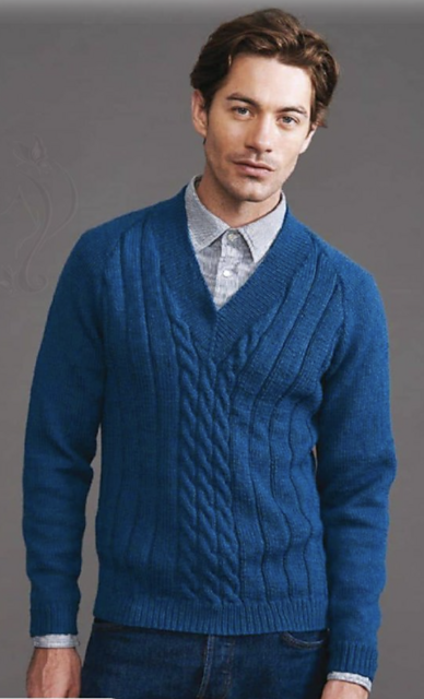 Man's V Neck Jumper