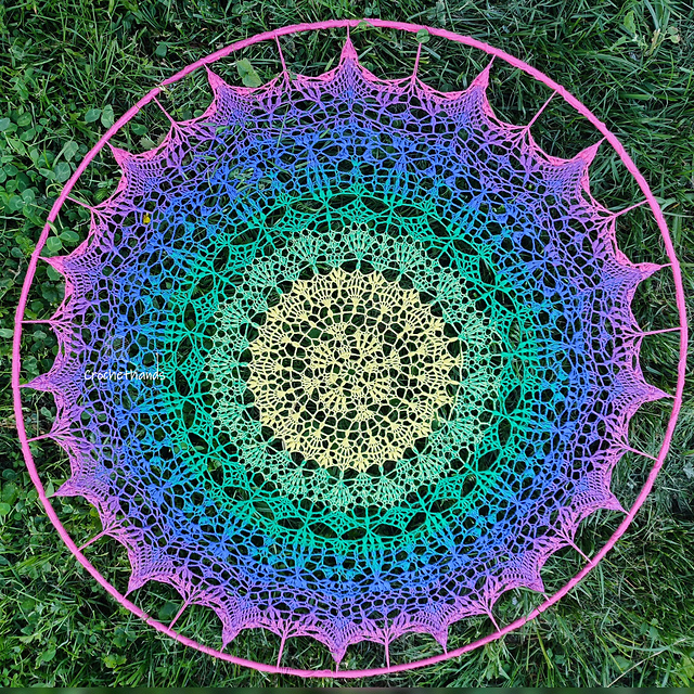 Lotus Flower Mandala Crochet Pattern Crochet Pattern Granny Square