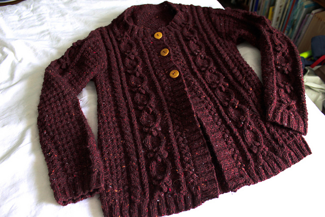 Design G - Bobble & Cabled Cardie