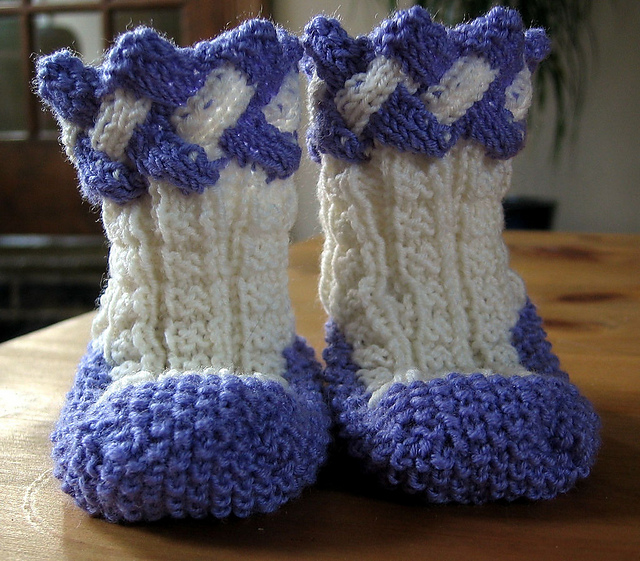 Entrelac Socks