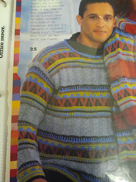 #25 Man's Fair Isle Turtleneck