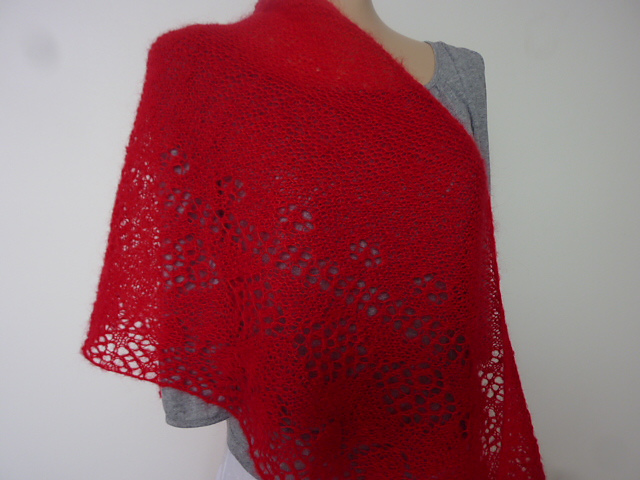 Coquelicot shawl