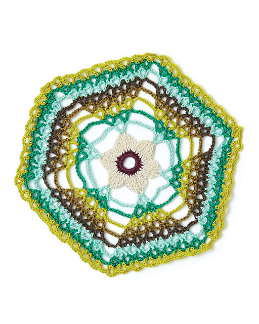 Green Spangled Mandala