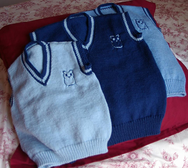 Set-in sleeve jumper or vest, no. 11