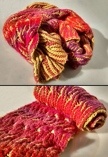 Regenbogen Schal / rainbow shawl