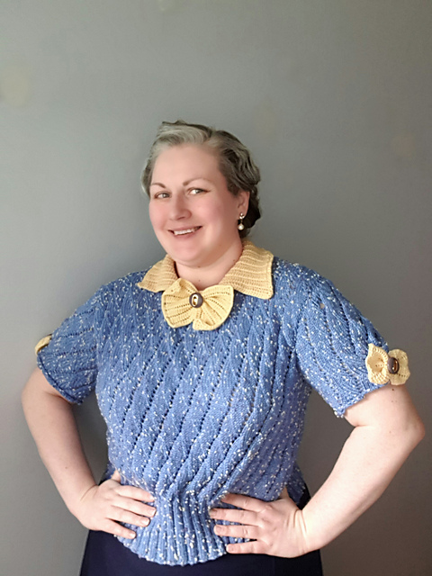 With Butterfly Bows and a New Stitch