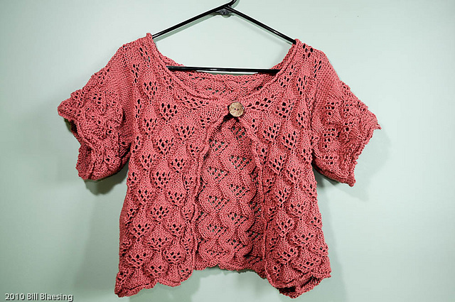 Cropped Lace Cardigan