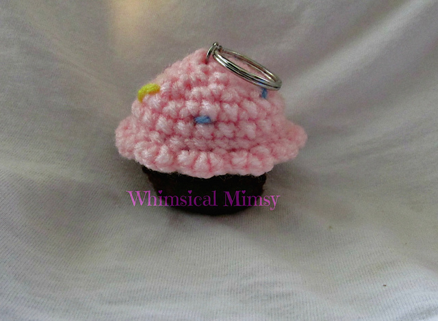 Cupcake Keychain