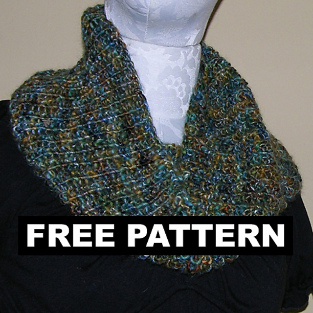 Half Cardigan Rib Cowl