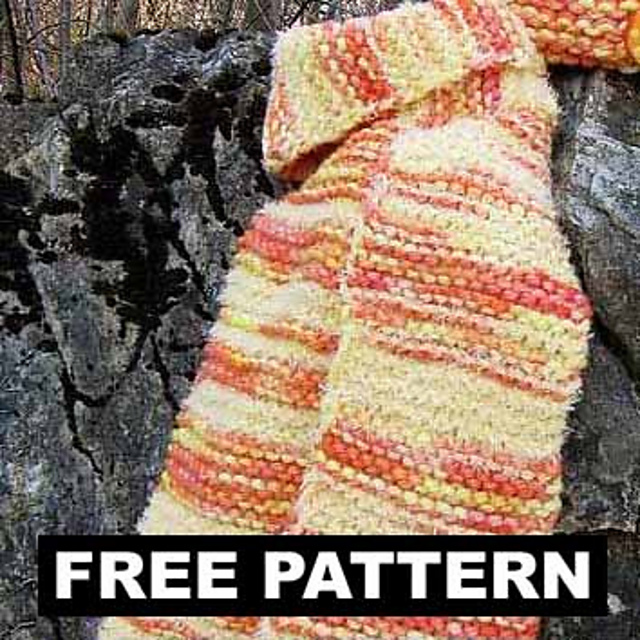 Random Stripes Scarf - Kids