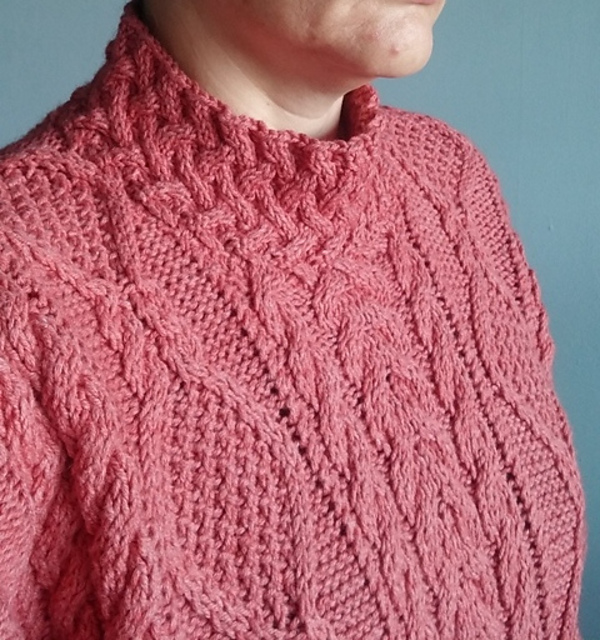Cabled Aran Pullover