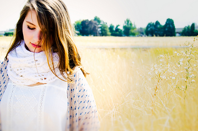Milkweed Infinity Scarf