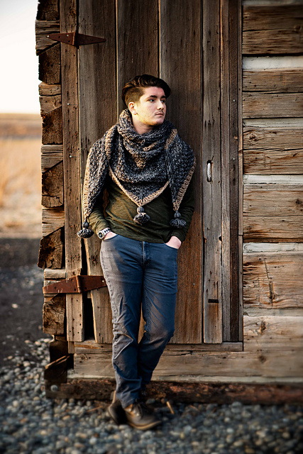 Cindersmoke Blanket Shawl