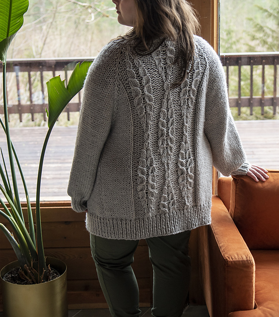 Snow Fern Cardigan