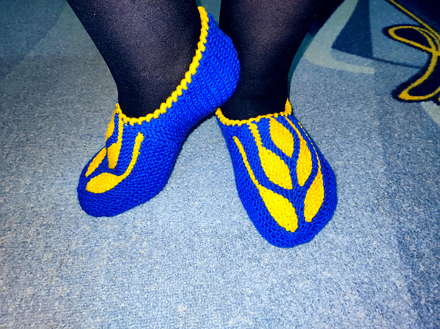 Slippers leaf fall
