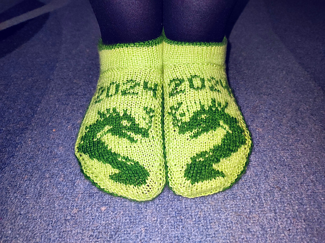 Slippers dragon
