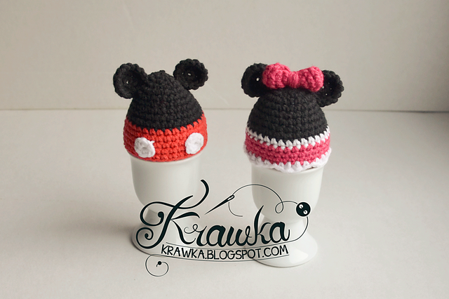 minnie and mickey - egg warmers