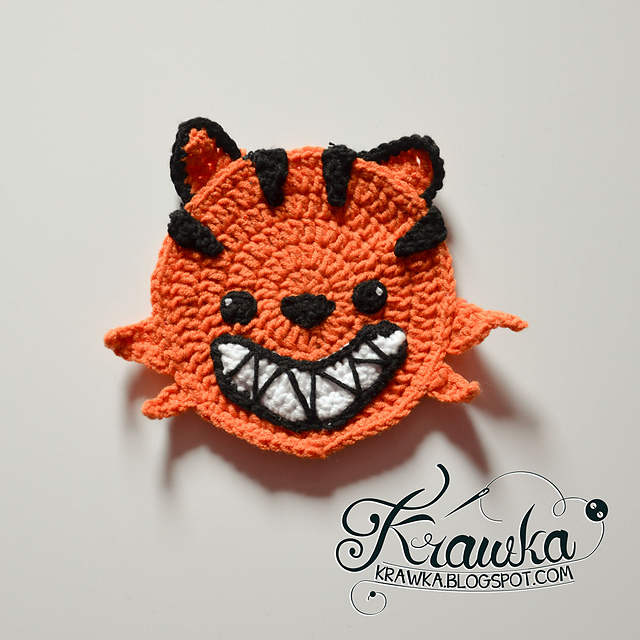 Halloween Coaster - Pumpkin Cat