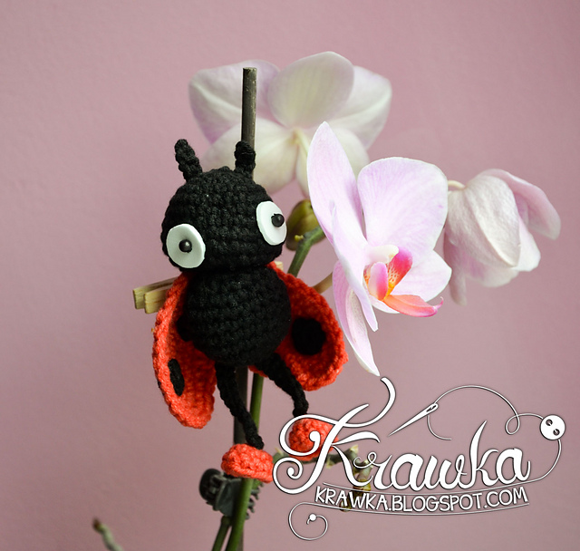 Potted plant decoration - Ladybug