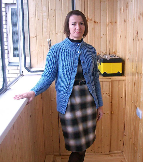 Patentjacke im Trussardi Look