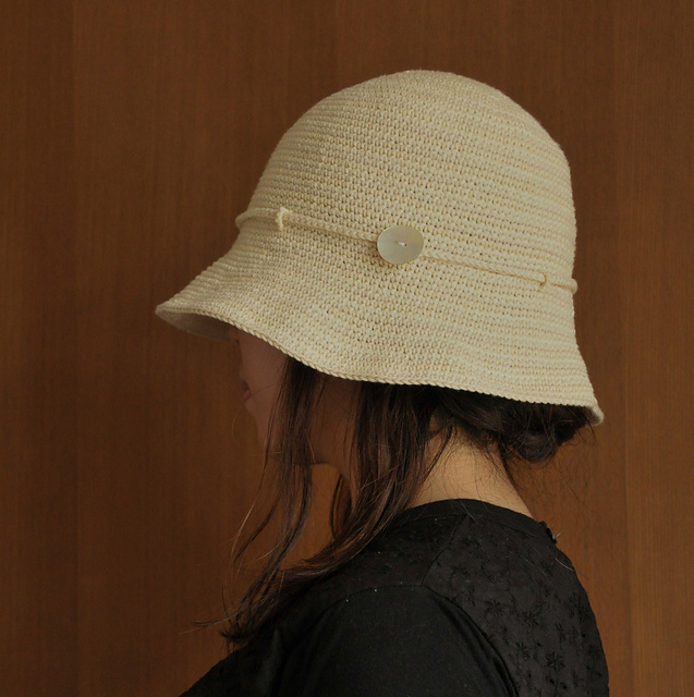 p.19 Crochet Cloche (かぎ針編みの帽子)