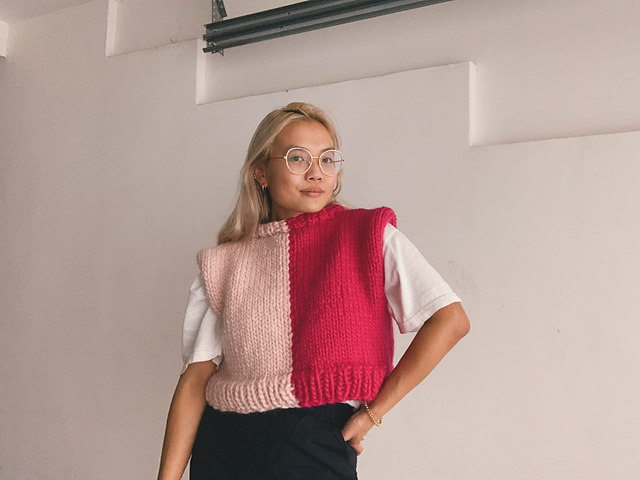 Half and Half Vest