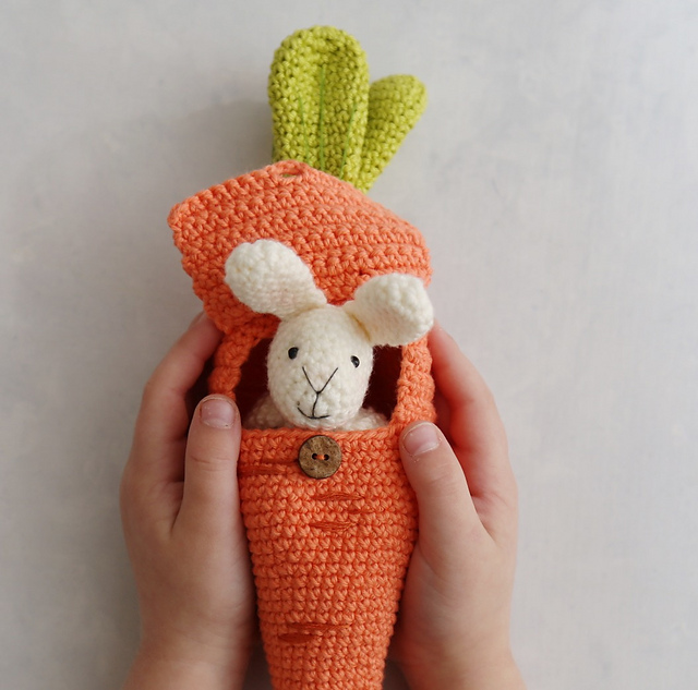 Bunny and a carrot house