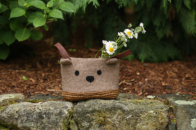 Bear bike/scooter basket