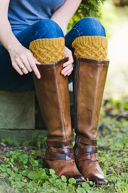 Lattice Boot Cuffs