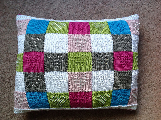 Fondant Hearts Pillow Cover