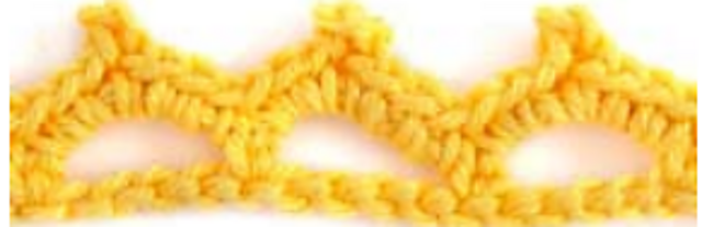 Picot Loop Edging