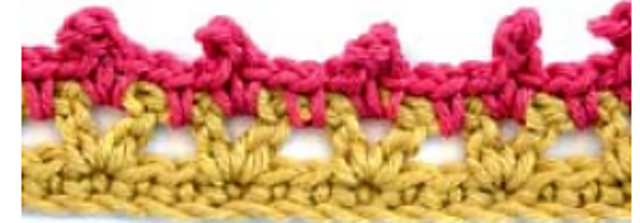 V Stitch Edging
