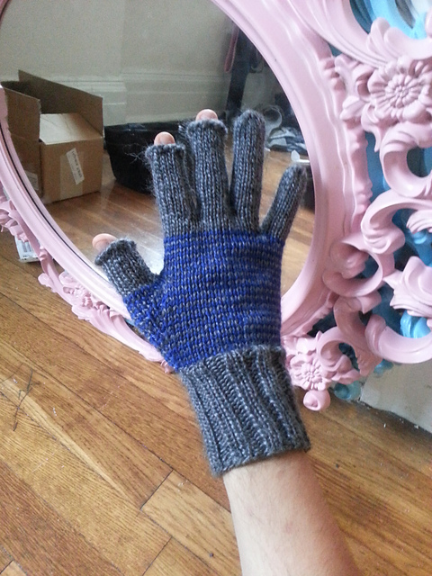 Open-Finger Winter Gloves