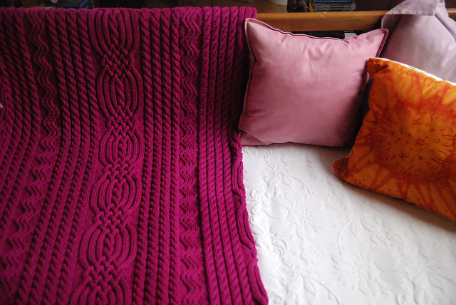 Cozy Cable Throw