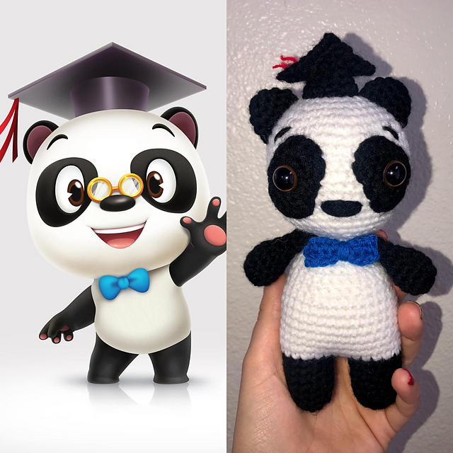 Doctor Panda Amigurumi