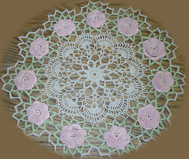 Rose Doily