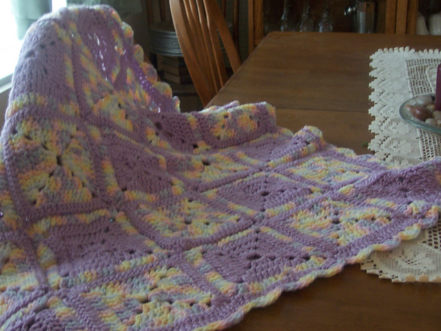 Granny Squares Baby Afghan