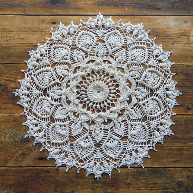 RaRaChi ハンドメイド 37 Ravelry: Ayaka Doily pattern by Aki Kasaishi