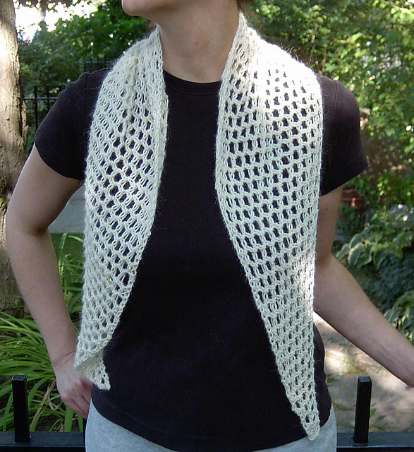 One Skein Luxury Kerchief