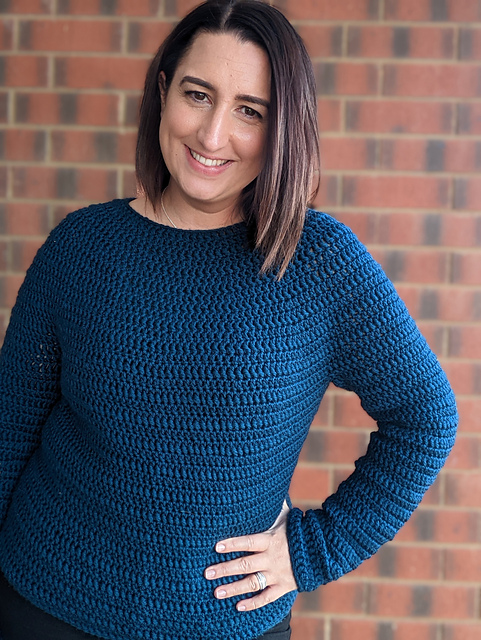 Twister Blue Pullover