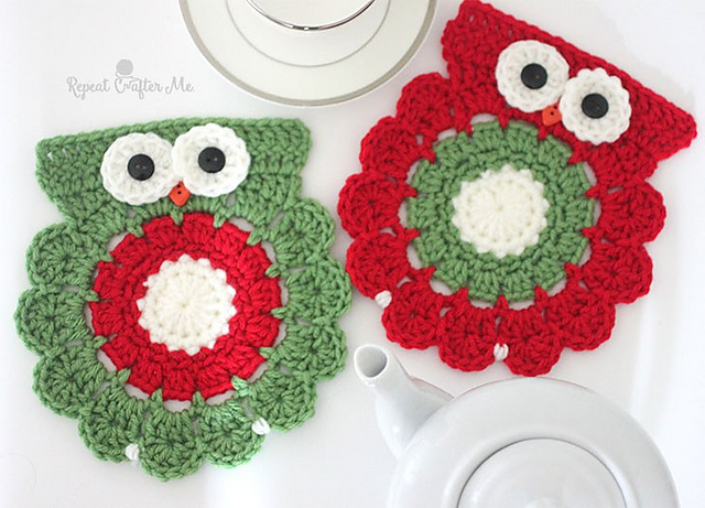 Christmas Owl Coaster
