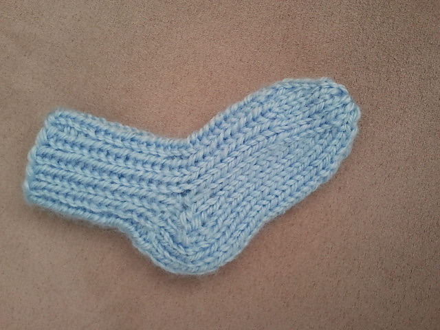 Ribbed Far-Away Baby Socks
