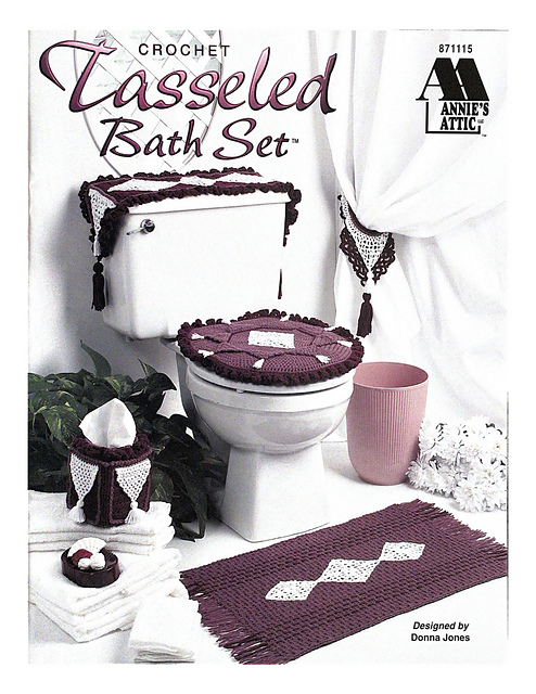 Tasseled Bath Set