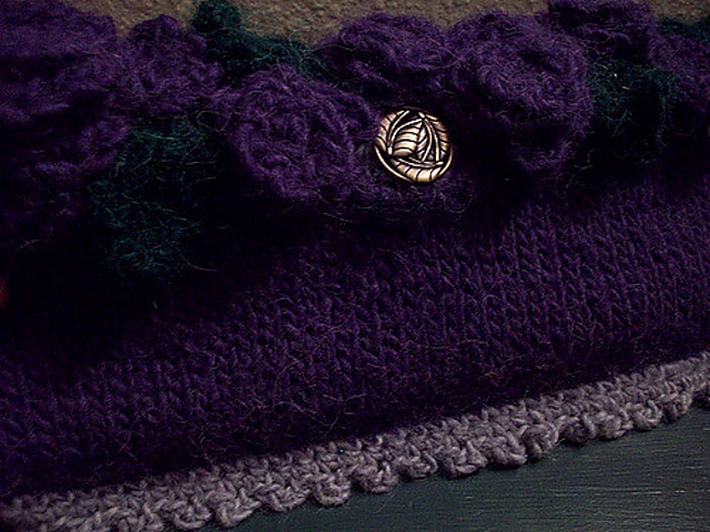 Victorian Rose and Lace Clutch