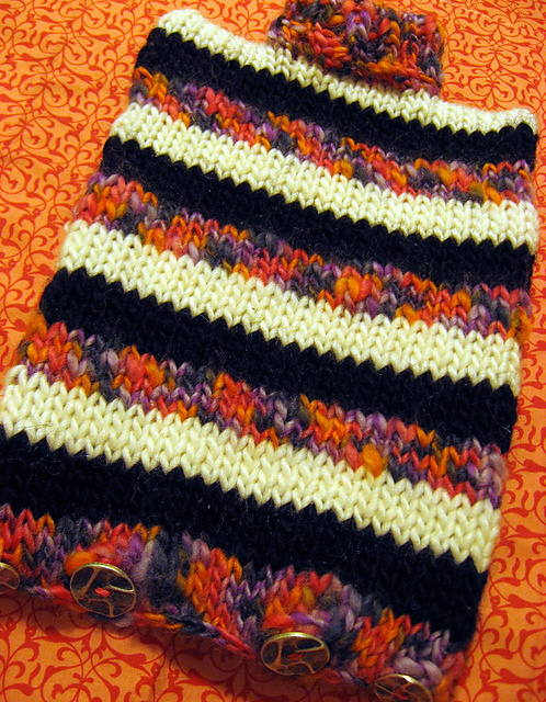 chunky striped hot water bottle sweater